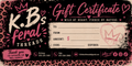 K.B.'s Feral Threads Gift Card