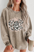 Pre-Order | Leopard Pumpkin Graphic Sweatshirt