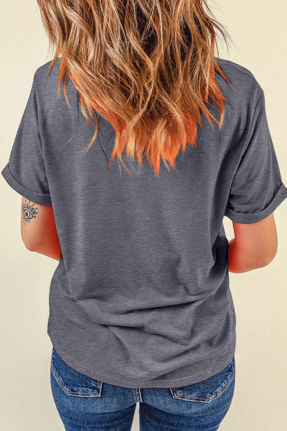 Pre-Order Checkered Ghosts Graphic Tee - back view