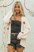Pumpkin Patch Cardigan - front view