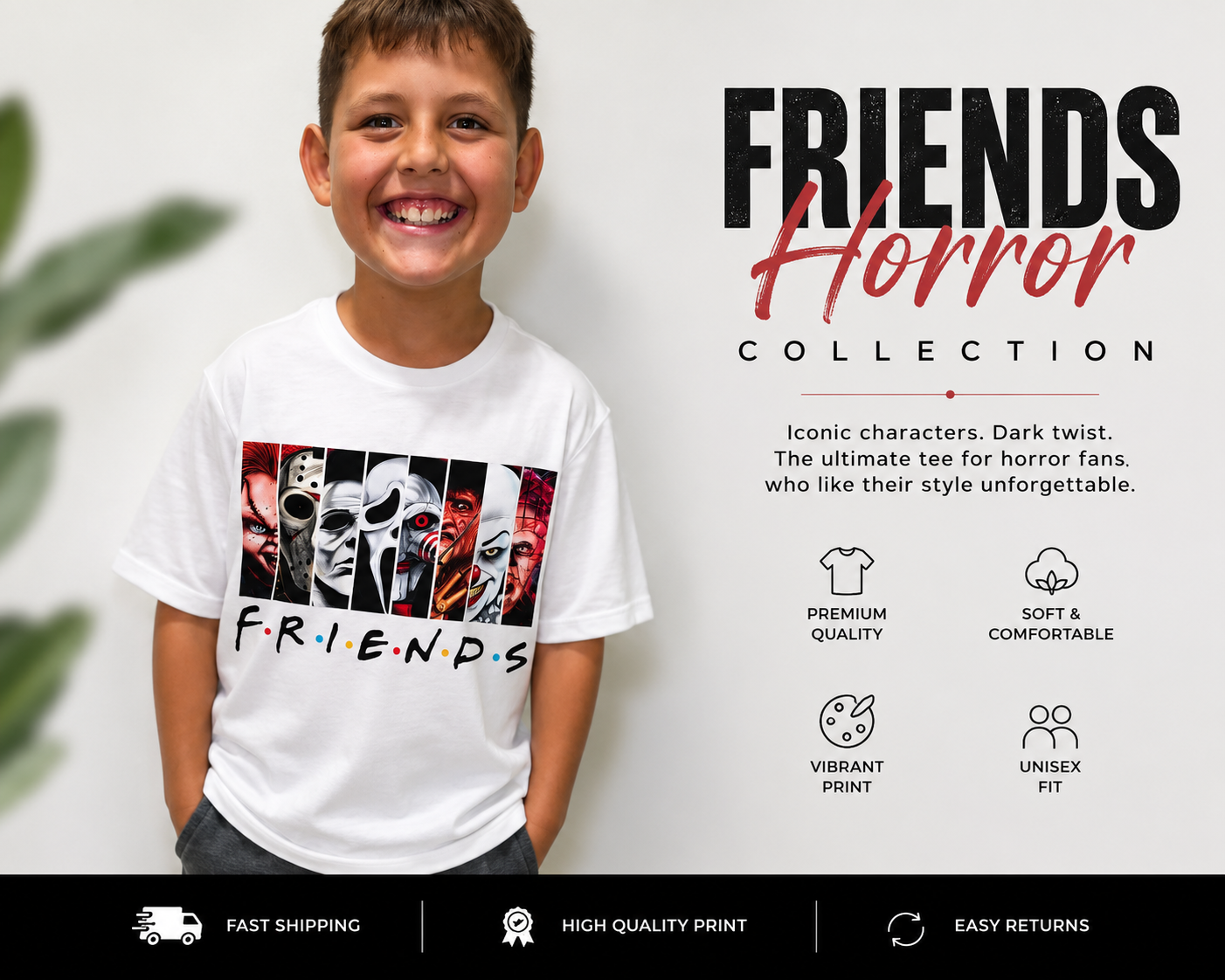 Friends Horror Collection Tee